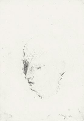 41x28 cm Zeichnung Bleistift