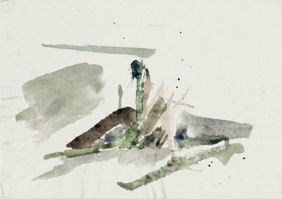 21x29,5 cm Aquarell