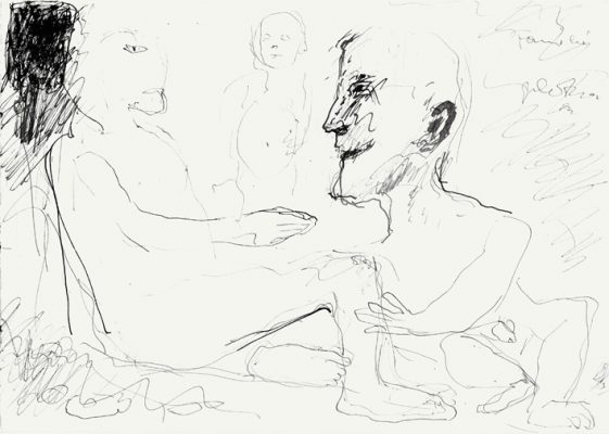 21x29,5 cm Familienleben-entspannte Stimmung, Feder