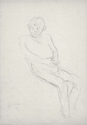 41,5x29 cm Zeichnung Bleistift