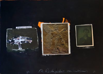Anunnaki mit Vogel und Porträt eines Unbekannten