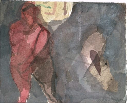 Aquarell 1983, 16x20 cm