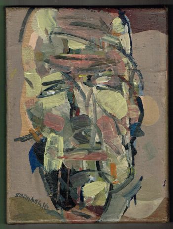 Bildnis Helmut Steiner, 2016, 20x30 cm