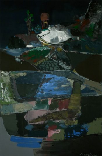 Der Weg ins Gebirge, 2018, 120 x 80 cm