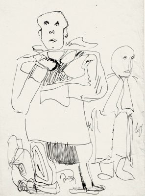 Federzeichnung, 1981, 29,5x21 cm
