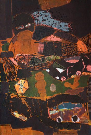Führerlose Kehrmaschine 2020, 120x80 cm