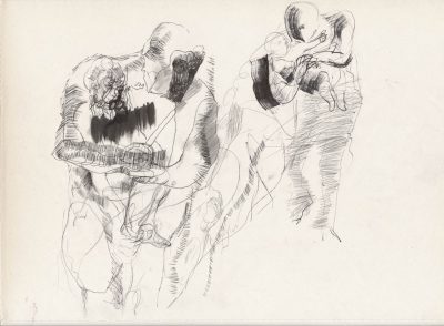 Intensive Pflege, Faser, Tusche-Papier, 21x30 cm, 2008