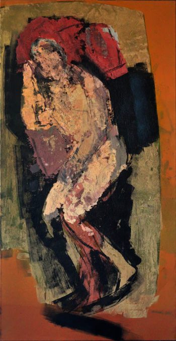 Nur im Schlaf, 2018, 155 x 80 cm