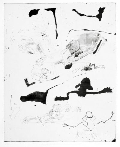 Ovation an eine Froschmumie, Blatt 1, 40 x 32 cm