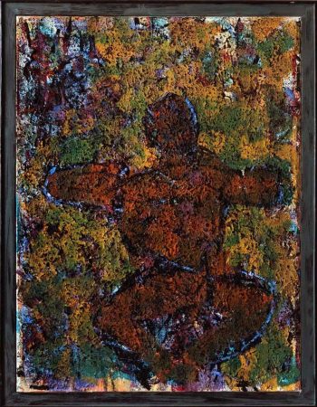 Philosoph im Freien, 2019, 80x60 cm