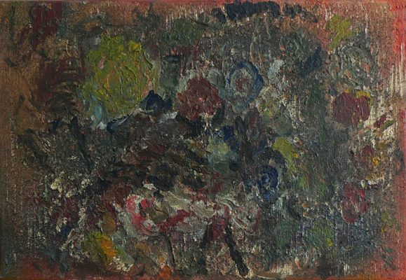 Rosen-im-Herbst, Ölfarbe auf Leinwand, 60x40 cm, 2015