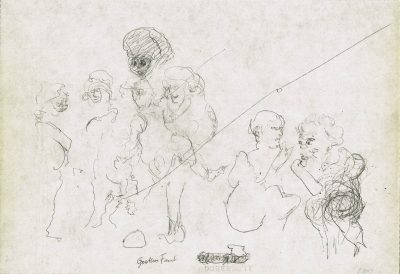 Walpurgis, Faser, Tusche-Papier, 21x29,5 cm, 2009