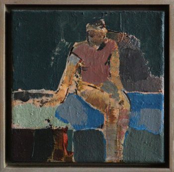 Warten, 20x20 cm, 2020