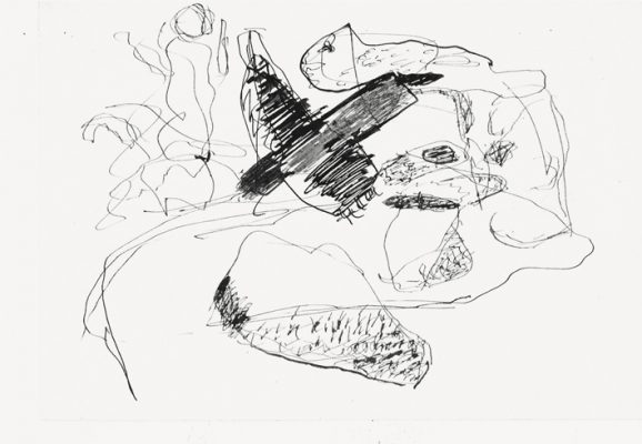 Zeichnung-Feder, 1982, 15x21 cm